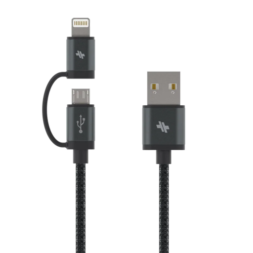 Swiss Alloy 2 in 1 micro USB and Lightning Cable SCLTMUA-M - LX2001 - Homewares, Outdoor, Phone Accessories, Cases, Speakers, Headphones + More -