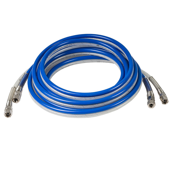 Iwata TWIN AIR/PAINT REINFORCED HOSE 8MM X 2M + FITTINGS