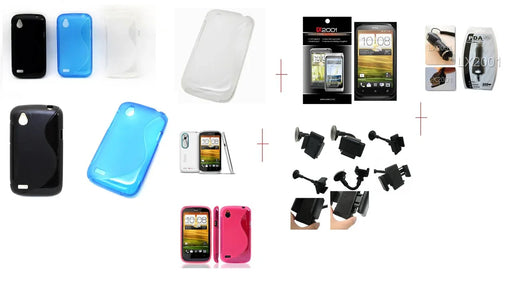 HTC Desire X Case Car Kit Holder Charger - LX2001 - Homewares, Outdoor, Phone Accessories, Cases, Speakers, Headphones + More -