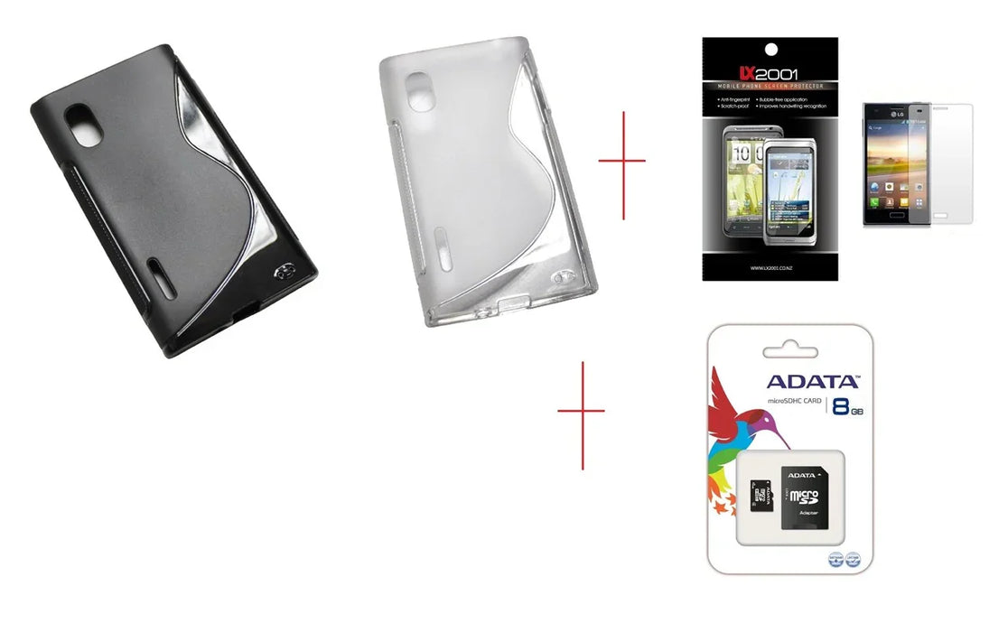 LG Optimus L5 E610 GEL Case 8GB Card - LX2001 - Homewares, Outdoor, Phone Accessories, Cases, Speakers, Headphones + More -