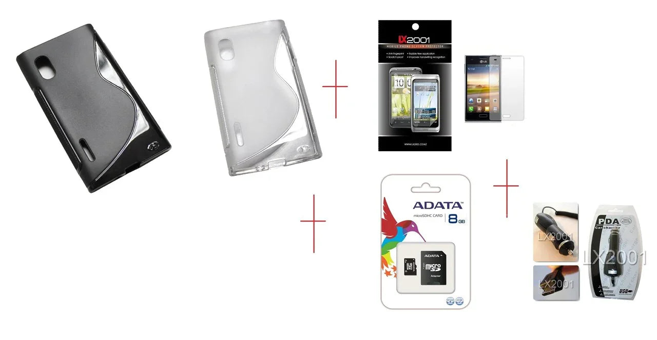 LG Optimus L5 E610 Case 8GB ChaRger - LX2001 - Homewares, Outdoor, Phone Accessories, Cases, Speakers, Headphones + More -