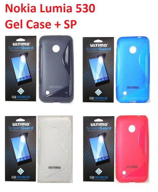 Nokia Lumia 530 Gel Case + Screen Protector