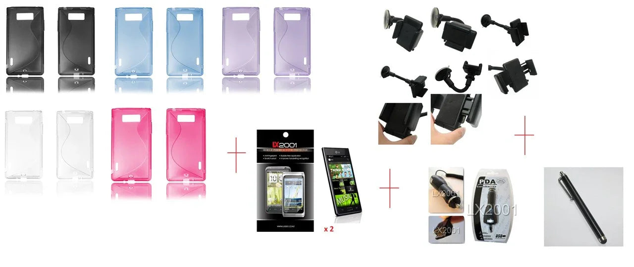 LG Optimus L7 P700 Mega Combo - LX2001 - Homewares, Outdoor, Phone Accessories, Cases, Speakers, Headphones + More -