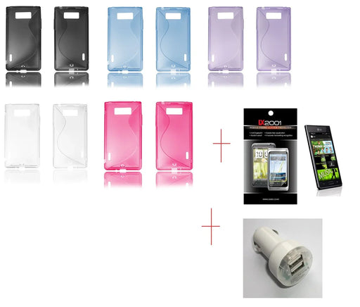 LG Optimus L7 P700 GEL Case DUAL USB Car Charger - LX2001 - Homewares, Outdoor, Phone Accessories, Cases, Speakers, Headphones + More -