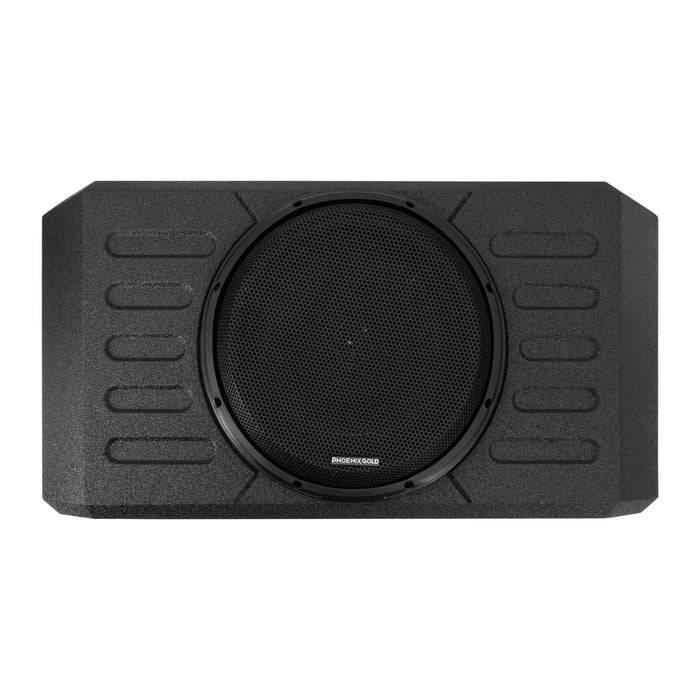 Phoenix Gold Swing Gate Mounted 12" Shallow Subwoofer Enclosure For Jeep Wrangle