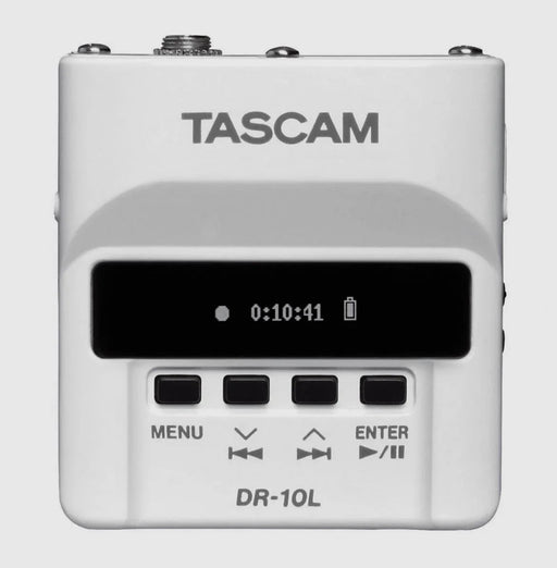 Tascam DR-10L DR10L Digital Audio Voice Recorder with Lavalier Mic - White - LX2001 - Homewares, Outdoor, Phone Accessories, Cases, Speakers, Headphones + More -