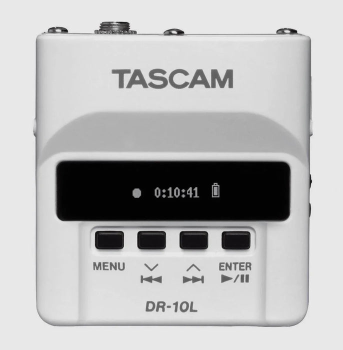 Tascam DR-10L DR10L Digital Audio Voice Recorder with Lavalier Mic - White - LX2001 - Homewares, Outdoor, Phone Accessories, Cases, Speakers, Headphones + More -
