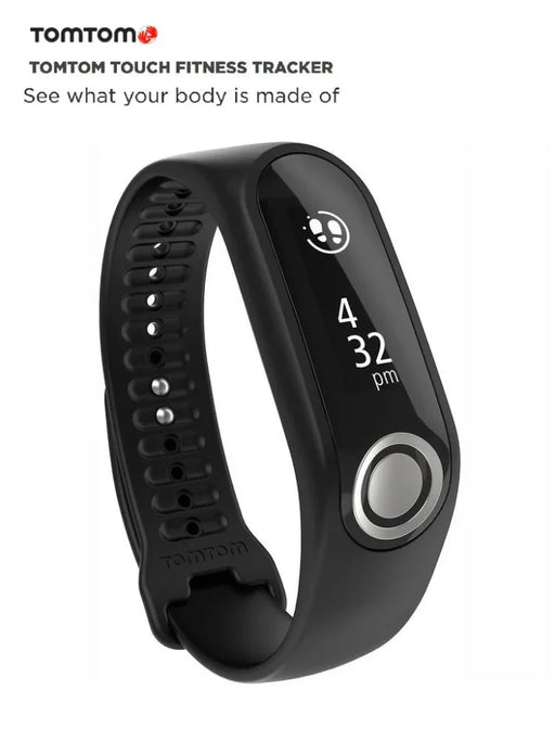 TomTom Touch Fitness Tracker LARGE BLACK 1AT0.001.01 - LX2001 - Homewares, Outdoor, Phone Accessories, Cases, Speakers, Headphones + More -