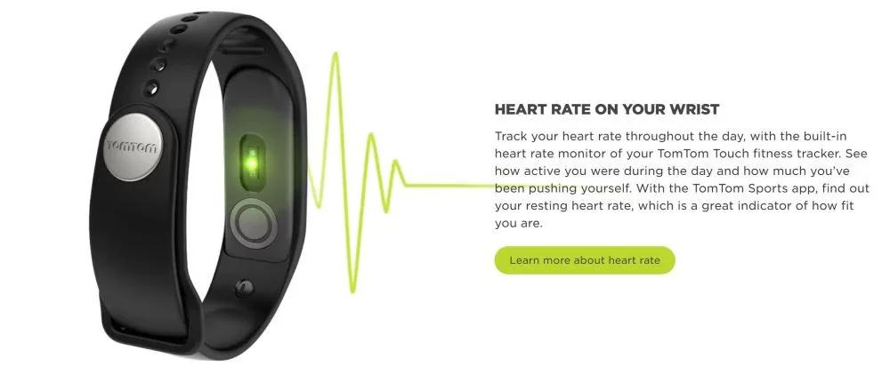 TomTom Touch Fitness Tracker LARGE BLACK 1AT0.001.01 - LX2001 - Homewares, Outdoor, Phone Accessories, Cases, Speakers, Headphones + More -