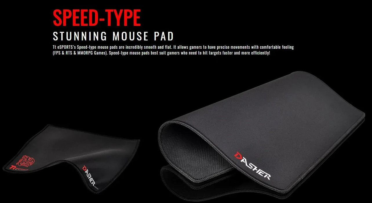 Tt eSPORTS Dasher Extended RGB Mouse Pad EMP-DSH-RGBSXS-01 4713227523547 - LX2001 - Homewares, Outdoor, Phone Accessories, Cases, Speakers, Headphones + More -