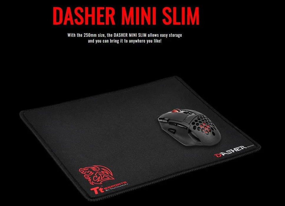 Tt eSPORTS Dasher Mini Slim Mouse Pad MP-DSM-BLKSMS-01 4717964403254 - LX2001 - Homewares, Outdoor, Phone Accessories, Cases, Speakers, Headphones + More -
