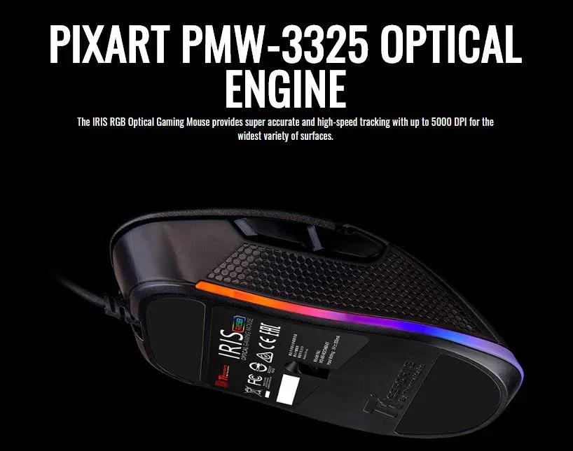 Tt eSPORTS Iris Optical Gaming Mouse - Black MO-IRS-WDOHBK-01 4711246872028 - LX2001 - Homewares, Outdoor, Phone Accessories, Cases, Speakers, Headphones + More -