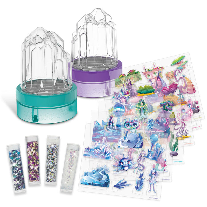 Nebulous Stars Crystal Snow Globes