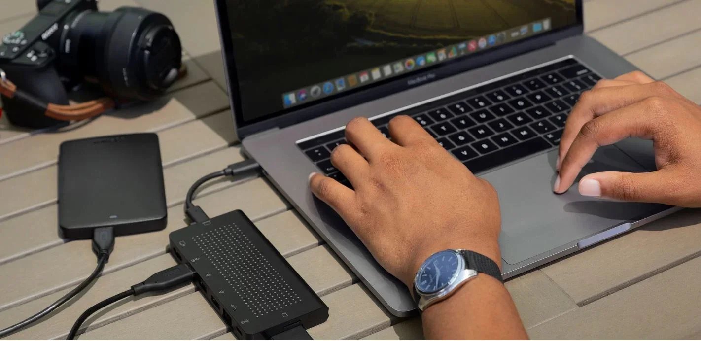 Twelve South StayGo Macbook USB-C Hub with 1M Cable 12-1907 734009102815 - LX2001 - Homewares, Outdoor, Phone Accessories, Cases, Speakers, Headphones + More -