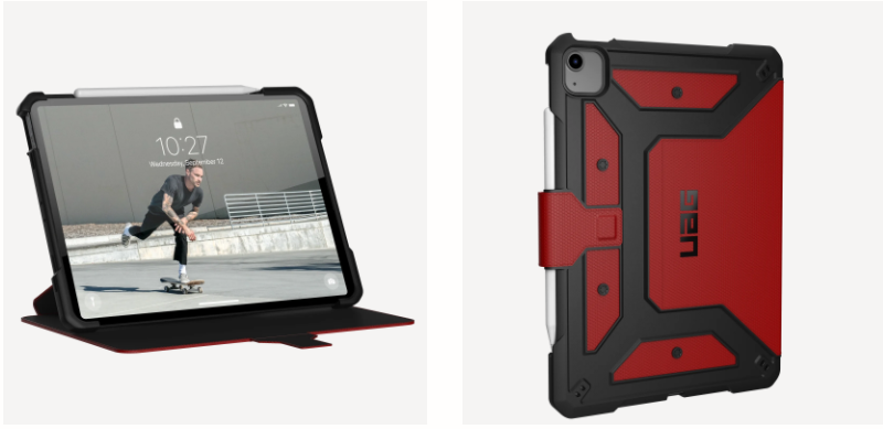 UAG Apple iPad Air 4th Gen (2020) Metropolis Case - Magma Red 122556119393 812451038095