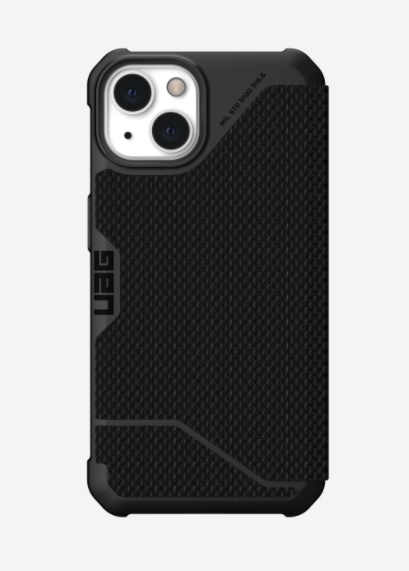 UAG Apple iPhone 13 6.1" Metropolis Case - Kevlar Black 113176113940 810070364366