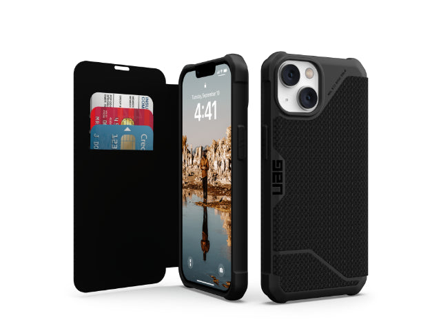 UAG Apple iPhone 14 6.1" Metropolis Case - Kevlar Black
