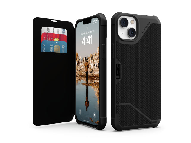 UAG Apple iPhone 14 Plus 6.7" Metropolis Case - Kevlar Black