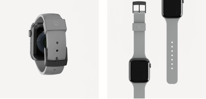 UAG [U] Apple Watch 40mm / 38mm Dot Silicone Strap Band - Grey 19248K313030 812451036251