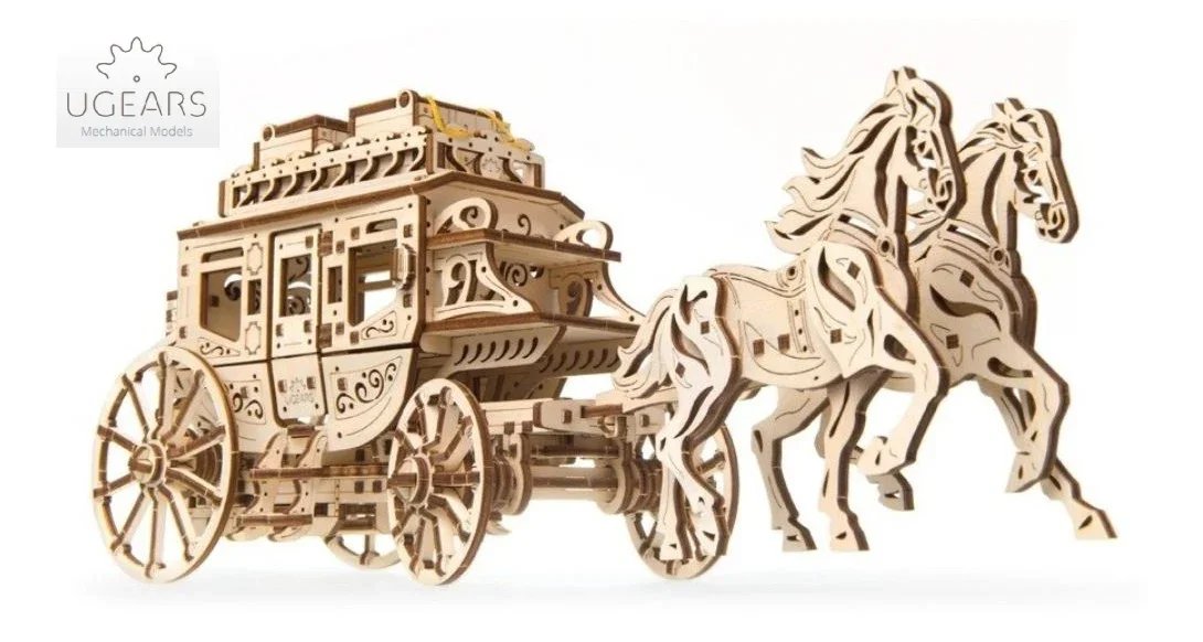 UGEARS STAGECOACH 120730 - LX2001 - Homewares, Outdoor, Phone Accessories, Cases, Speakers, Headphones + More -