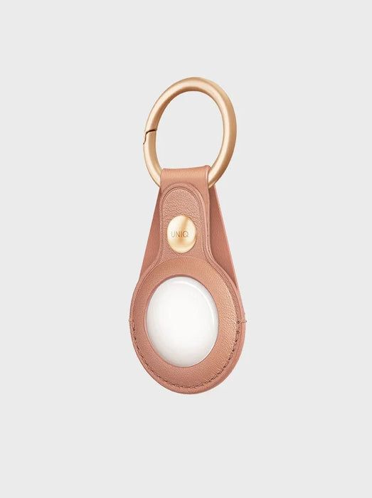 UNIQ Apple AirTag Domus Slim Leatherette Case - Pink 8886463677377 - LX2001 - Homewares, Outdoor, Phone Accessories, Cases, Speakers, Headphones + More -