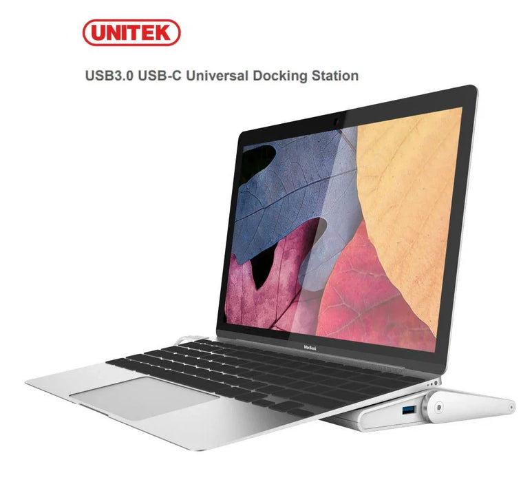 UNITEK USB 3.0 USB-C Laptop Macbook Ultrabook Docking Station Y-3708 - LX2001 - Homewares, Outdoor, Phone Accessories, Cases, Speakers, Headphones + More -