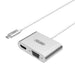 UNITEK USB 3.1 Type-C To HDMI & VGA Converter - Silver Y-V100