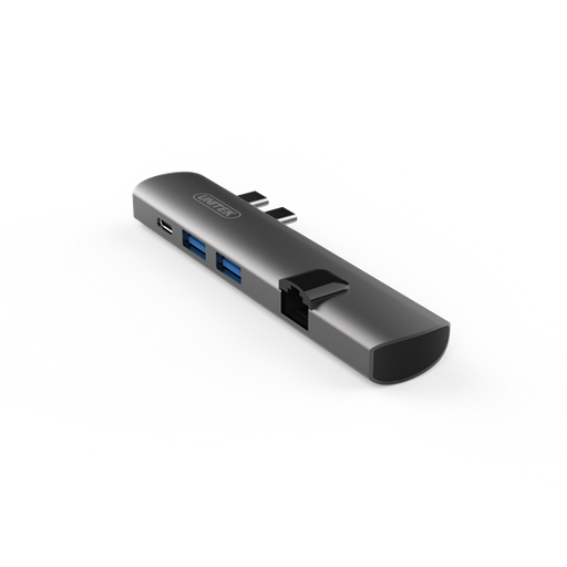 UNITEK Ultra Slim Dual USB-C Multi-Port Hub D008A