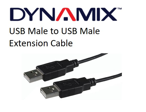 Dynamix 2M USB Male to USB Male Extension Cable C-U2AA-2