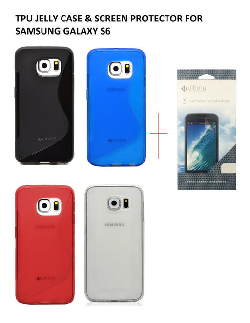 Samsung Galaxy S6 Gel Case Screen Protector