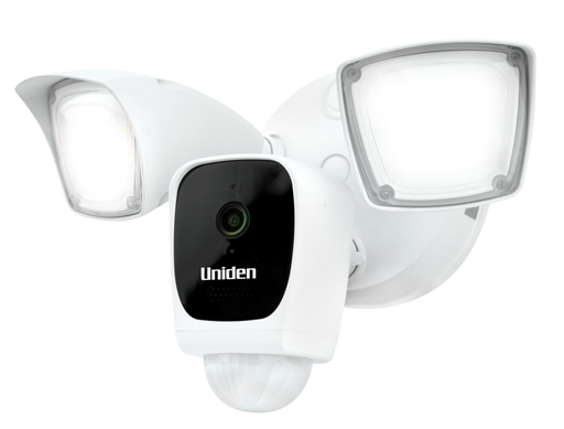 Uniden Camera Floodlight WiFi Full HD Security System w. 1080p 2MP Cameras APPCAM FLOODLIGHT