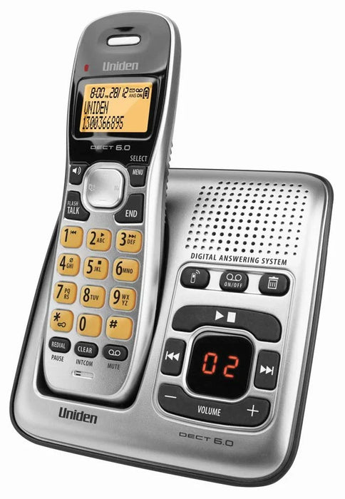 Uniden DECT1735 Digital DECT Cordless phone w/ Answer Machine - LX2001 - Homewares, Outdoor, Phone Accessories, Cases, Speakers, Headphones + More -