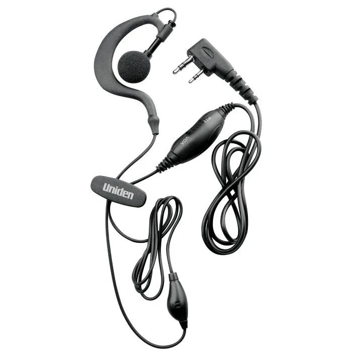 Uniden EM800 Ear Hook Earpiece Mic - LX2001 - Homewares, Outdoor, Phone Accessories, Cases, Speakers, Headphones + More -