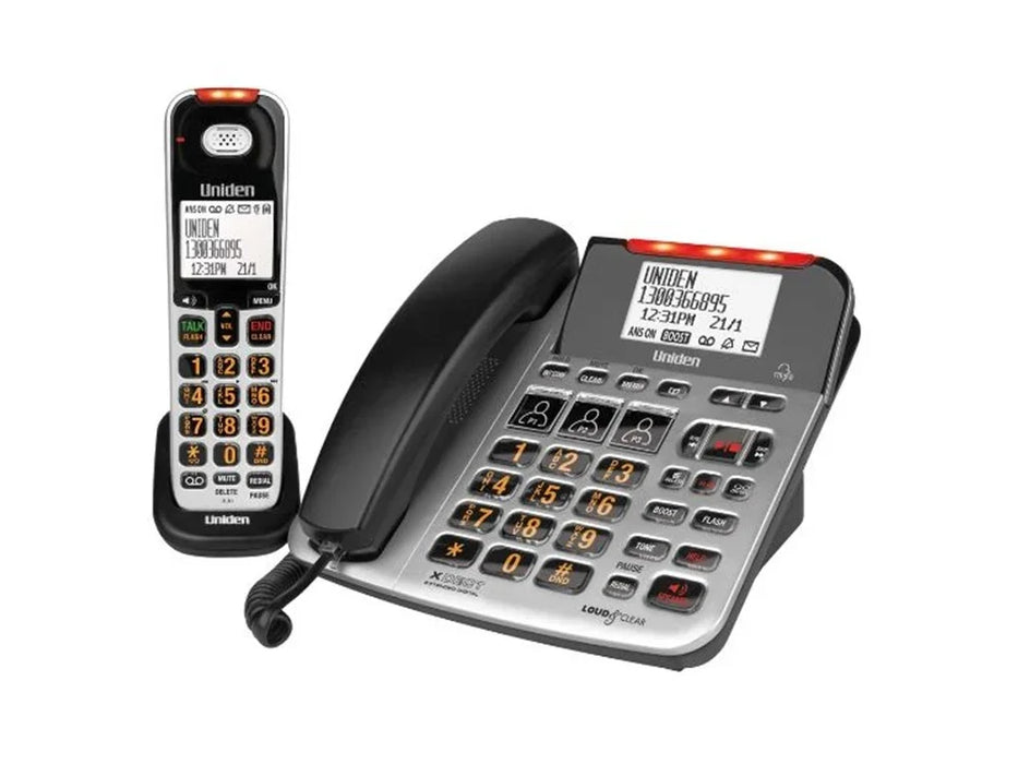 Uniden SSE47+1 Corded and Cordless Phone System - LX2001 - Homewares, Outdoor, Phone Accessories, Cases, Speakers, Headphones + More -