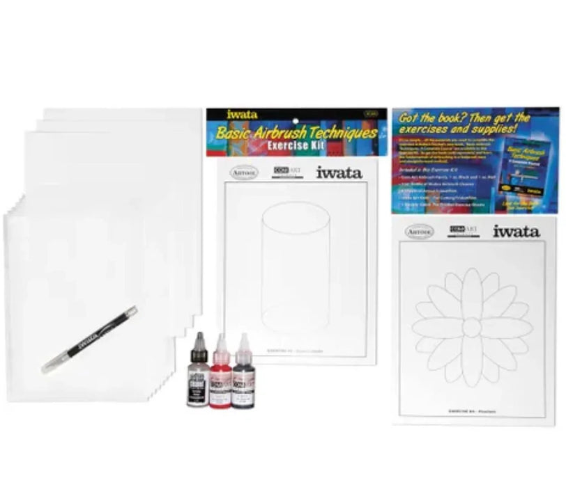 Iwata AIR BRUSH BASIC EXERCISES KIT BY ROBERT PASCHAL - LX2001 - Homewares, Outdoor, Phone Accessories, Cases, Speakers, Headphones + More -