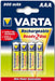 Varta AAA 4PK 800mah rechargeable batteries VA-HR03-BP4 - LX2001 - Homewares, Outdoor, Phone Accessories, Cases, Speakers, Headphones + More -