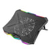 Vertux Gaming Portable Height Adjustable Cooling Pad w/ Rainbow LED lights GLARE.BLK - LX2001 - Homewares, Outdoor, Phone Accessories, Cases, Speakers, Headphones + More -