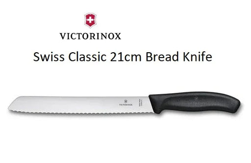 Victorinox Swiss Classic 21cm Bread Knife - Black 6.8633.21 - LX2001 - Homewares, Outdoor, Phone Accessories, Cases, Speakers, Headphones + More -
