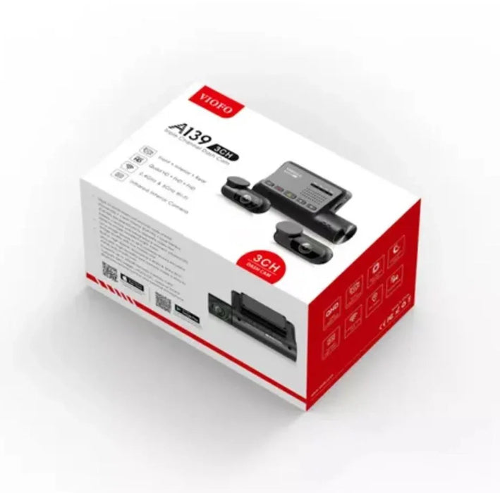 viofo dashcam 2k front + 1080p rear + 1080p a139 3 channnel ir 2.4g/5g wifi gps - LX2001 - Homewares, Outdoor, Phone Accessories, Cases, Speakers, Headphones + More -