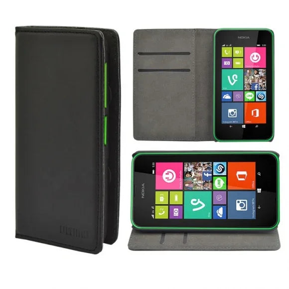 Nokia Lumia 530 Wallet Leather Case LX2001 - LX2001 - Homewares, Outdoor, Phone Accessories, Cases, Speakers, Headphones + More -