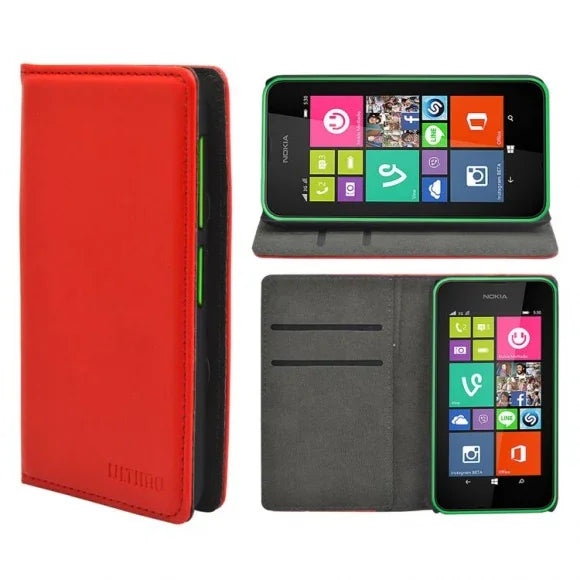 Nokia Lumia 530 Wallet Leather Case LX2001 - LX2001 - Homewares, Outdoor, Phone Accessories, Cases, Speakers, Headphones + More -