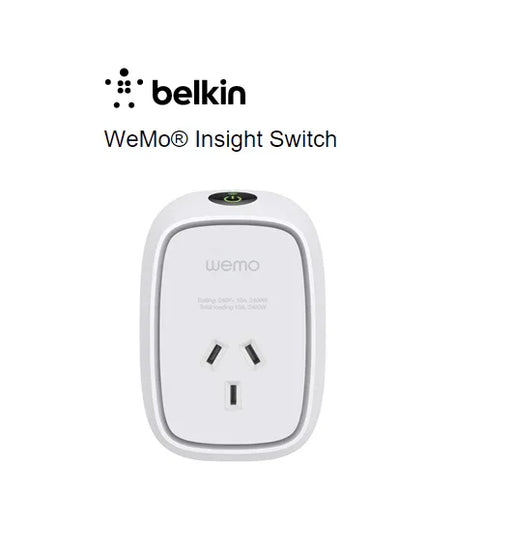 WeMo Insight Switch F7C029AU - LX2001 - Homewares, Outdoor, Phone Accessories, Cases, Speakers, Headphones + More -
