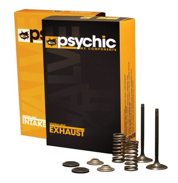 INLET VALVE KIT PSYCHIC MX INCLUDES 2 VALVES 2 SPRINGS RETAINERS & SEATS YAMAHA YZ450F 10-13