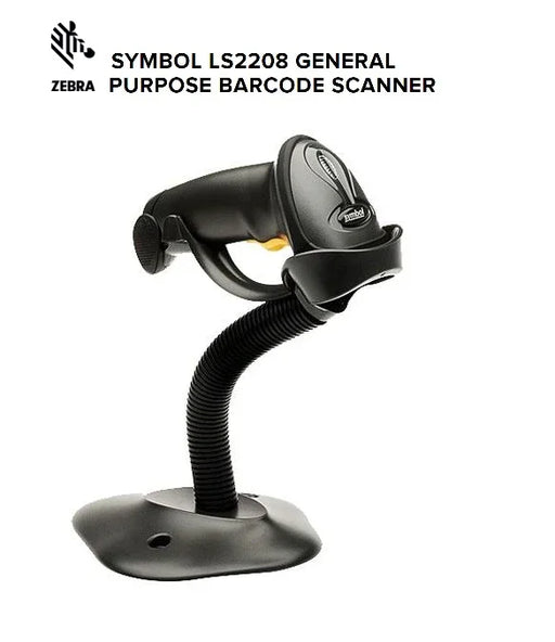 Zebra Symbol LS2208 Handheld Barcode Scanner LS2208-SR20007R-UR - LX2001 - Homewares, Outdoor, Phone Accessories, Cases, Speakers, Headphones + More -
