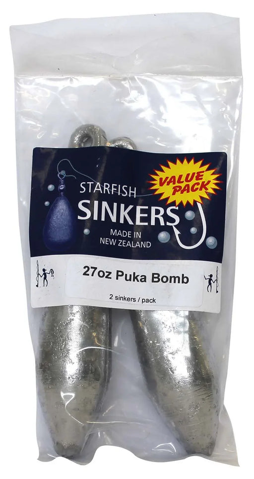 Starfish Puka Reef Sinker Value Pack 27oz (2 per pack) - LX2001 - Homewares, Outdoor, Phone Accessories, Cases, Speakers, Headphones + More -