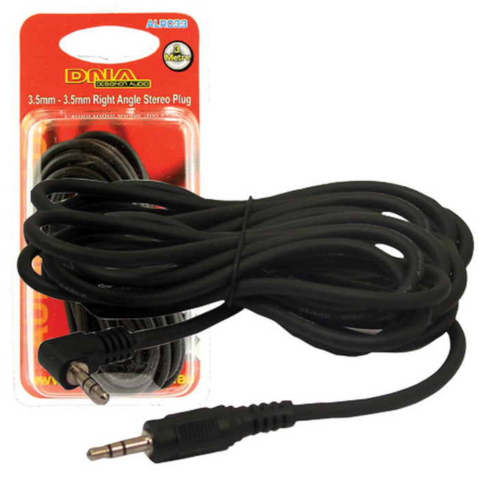 DNA 3.5MM TO RIGHT ANGLE 3.5MM STEREO AUX LEAD 3.0M