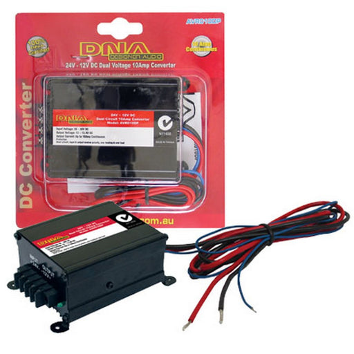 VOLTAGE REDUCER 24V TO 12V @10AMPS CONTINUOUS DUAL OUTPUT