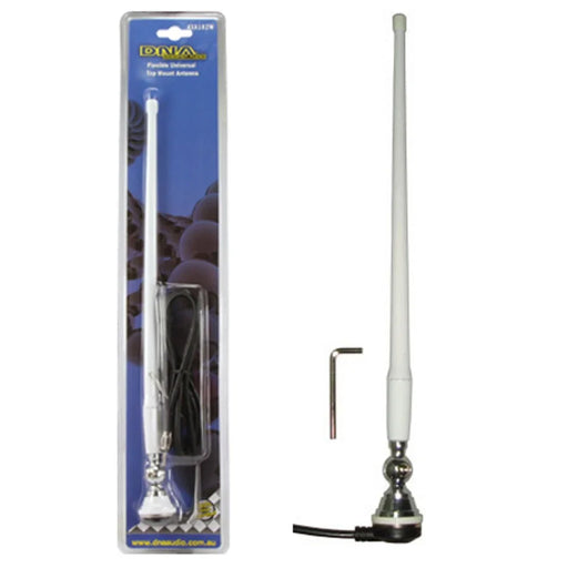 DNA AERIAL UNIVERSAL 360MM AM/FM WHITE FLEXIABLE WHIP - LX2001 - Homewares, Outdoor, Phone Accessories, Cases, Speakers, Headphones + More -