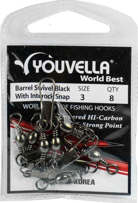 Youvella Swivel Snap 3 (8 per pack)