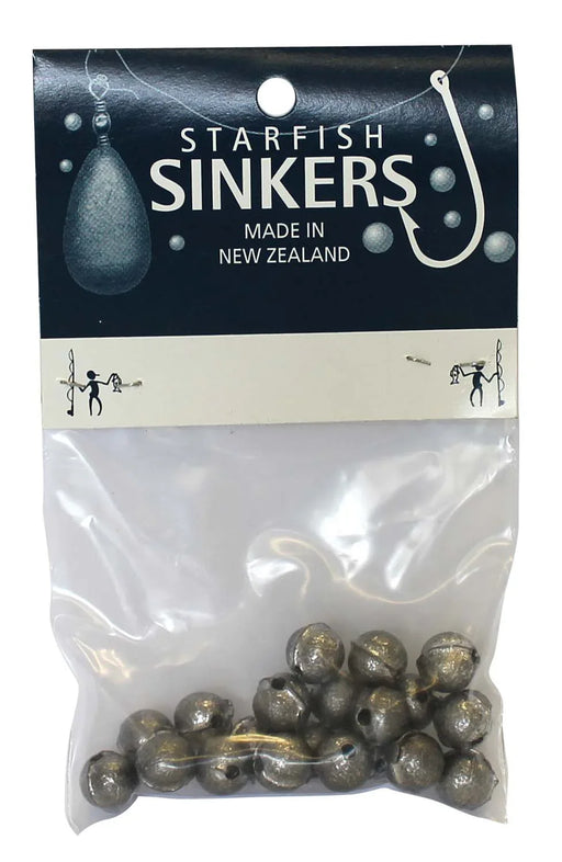 Starfish Ball Sinker Packet 1/8oz (20 per pack) - LX2001 - Homewares, Outdoor, Phone Accessories, Cases, Speakers, Headphones + More -